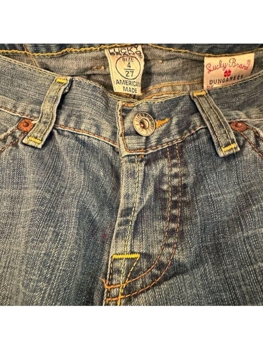 Lucky Brand Dungarees American Classic Vintage Maddy Ankle Jeans.
Size 4/27
NWT - Picture 4 of 13